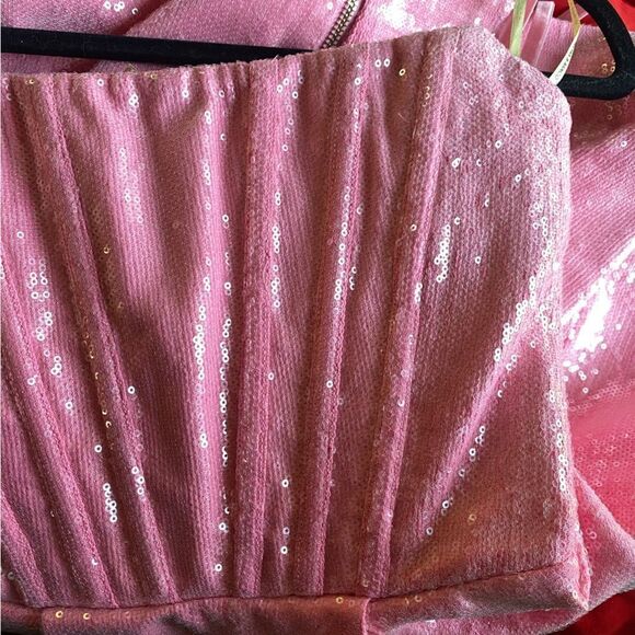 Bronx and Banco Pink Strapless Mini Dress - Picture 15 of 16